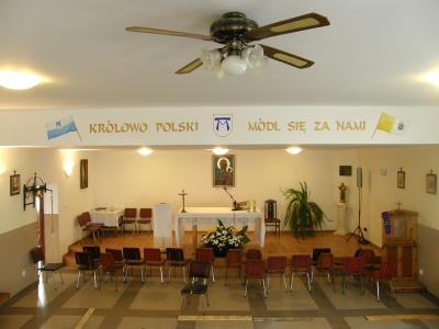 Oława - malowidło w kaplicy